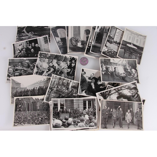 1438 - Nazi German WWII propaganda photographic picture cards including Adolf Hitler series etc. and a Germ... 