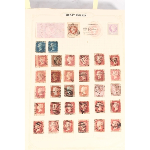 1303 - Stamp collection held across five albums of used stamps to include a Stanley Gibbons Ltd Simplex Bla... 