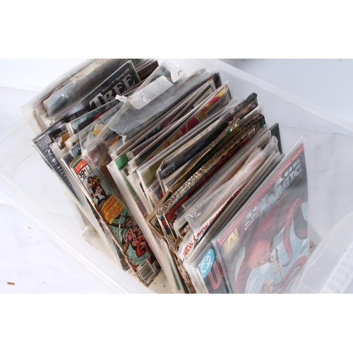 1218 - Box containing Marvel and DC Comics to include Iron Man, X-Men, etc