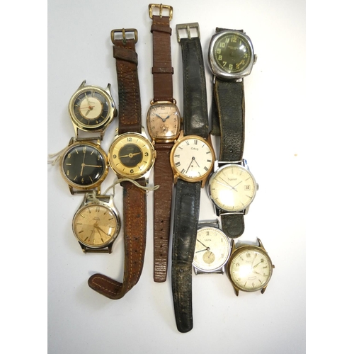 66 - Group of vintage wristwatches to include Smiths Empire, Oris, Vetta cal 155 etc.