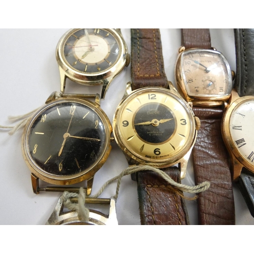 66 - Group of vintage wristwatches to include Smiths Empire, Oris, Vetta cal 155 etc.