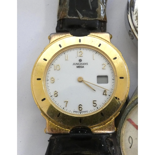 69 - Group of vintage wristwatches to include Ascot automatic, Junghans Mega, Lucerne etc.