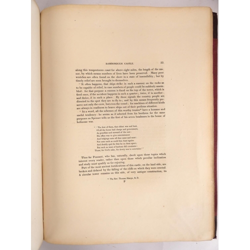 213 - SCOTT SIR WALTER.  The Border Antiquities of England & Scotland. 2 vols. Eng. frontis,... 