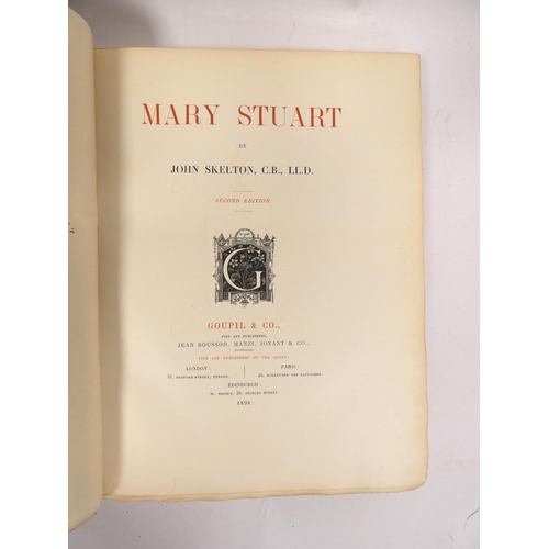 215 - SKELTON JOHN.  Mary Stuart. Ltd. ed. 500. Hand col. frontis. Plates, illus. & decs. Qu... 