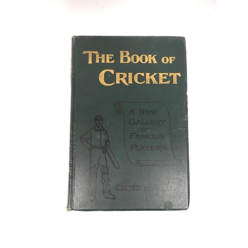 218 - FRY C. B. (Ed).  The Book of Cricket. A New Gallery of Famous Players. Many photographic plates &... 