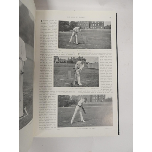 218 - FRY C. B. (Ed).  The Book of Cricket. A New Gallery of Famous Players. Many photographic plates &... 