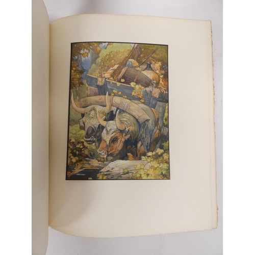 219 - DETMOLD EDWARD J.  The Fables of Aesop. Ltd. ed. 599/750 signed by Detmold. Tipped in col. plates. Q... 