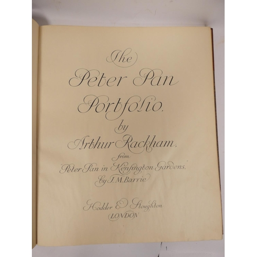 220 - RACKHAM ARTHUR (Illus).  The Peter Pan Portfolio. Ltd. ed. 180/500 signed by publishers & printe... 