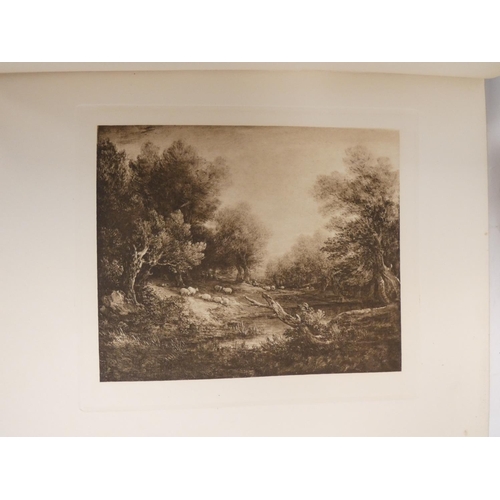 222 - ARMSTRONG WALTER.  Gainsborough & His Place in English Art. Photogravure & litho plates &... 