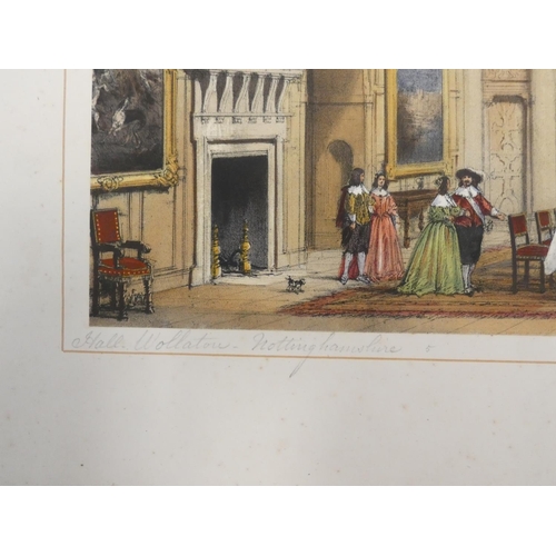 231 - NASH JOSEPH.  The Mansions of England in the Olden Time. 94 fine hand col. lithograph plates in 92 c... 