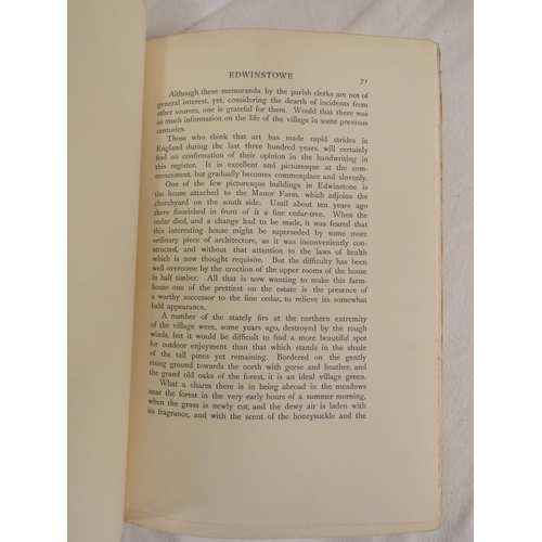 236 - RODGERS JOSEPH.  The Scenery of Sherwood Forest With An Account of Some Eminent People Onc... 