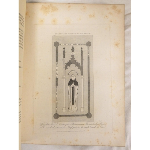 245 - HIBBERT S.  The History of the College & Collegiate Church, Manchester. 3 vols. in two... 