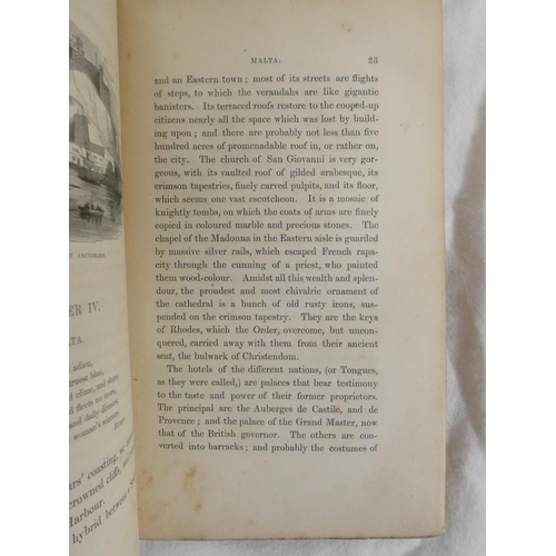 246 - WARBURTON ELIOT.  The Crescent & the Cross or Romance & Realities of Eastern Trave... 