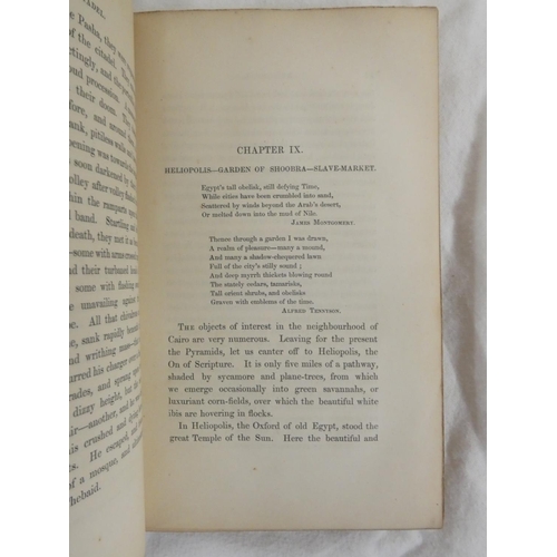 246 - WARBURTON ELIOT.  The Crescent & the Cross or Romance & Realities of Eastern Trave... 