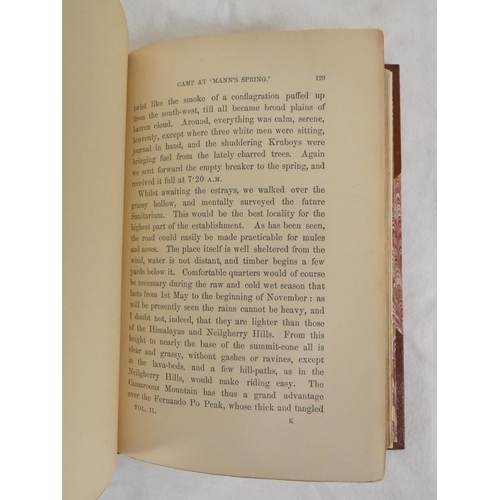 247 - BURTON RICHARD F.  Abeokuta & the Camaroons Mountains, An Exploration. 2 vols. Map (re... 