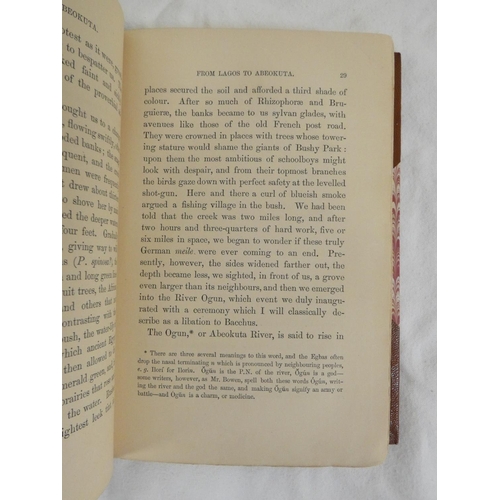 247 - BURTON RICHARD F.  Abeokuta & the Camaroons Mountains, An Exploration. 2 vols. Map (re... 