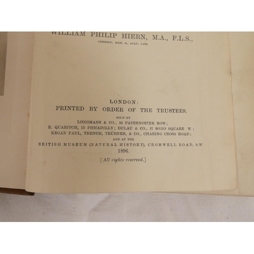 258 - WELWITSCH DOCTOR F.  Catalogue of the African Plants. 6 vols. Port. frontis. Orig. cloth b... 