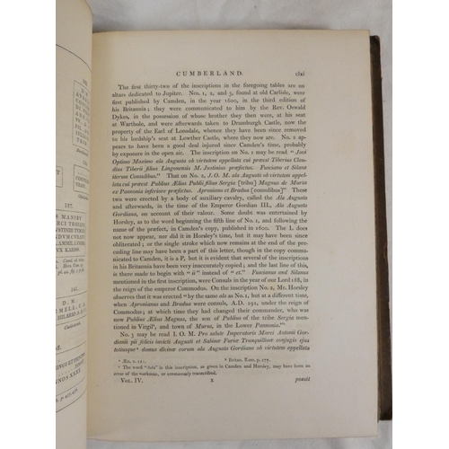 260 - LYSONS D. & S.  Magna Britannia - vol. re. Cumberland. Many fldg. & other eng. pla... 