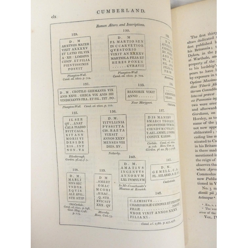 260 - LYSONS D. & S.  Magna Britannia - vol. re. Cumberland. Many fldg. & other eng. pla... 