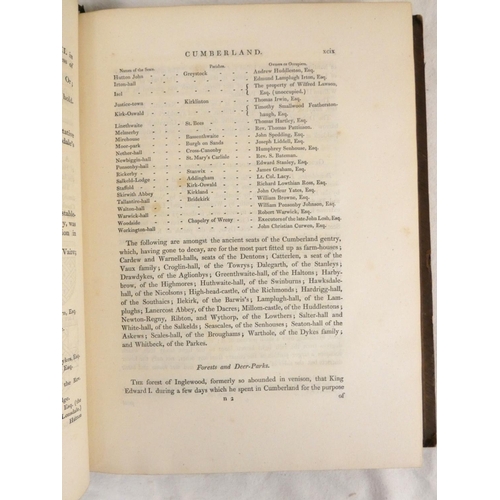 260 - LYSONS D. & S.  Magna Britannia - vol. re. Cumberland. Many fldg. & other eng. pla... 