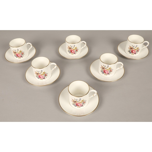 208 - Royal Worcester coffee set, boxed