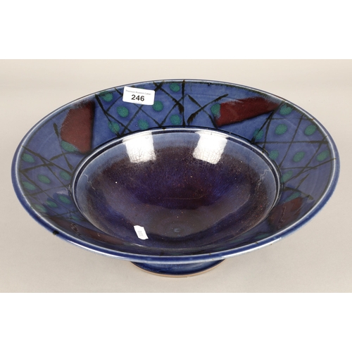 246 - John Maguire Strathearn pottery bowl 34.5cm diameter