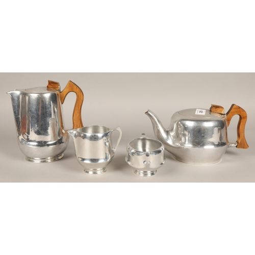 258 - Picquot ware four piece set