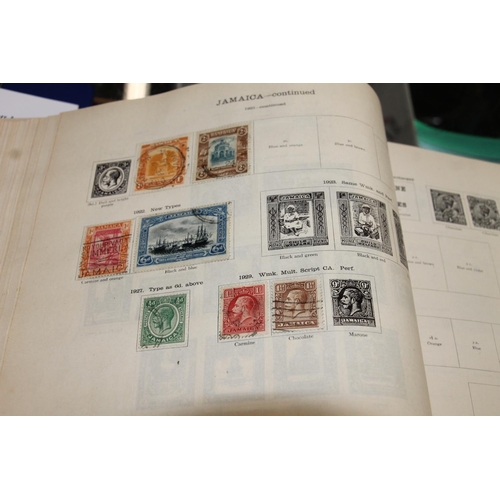 1297 - Stamp collection held across five albums to include two Stanley Gibbons Ideal postage stamp albums c... 