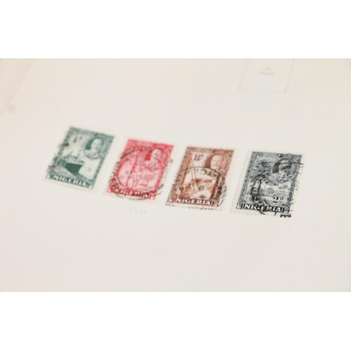 1297 - Stamp collection held across five albums to include two Stanley Gibbons Ideal postage stamp albums c... 