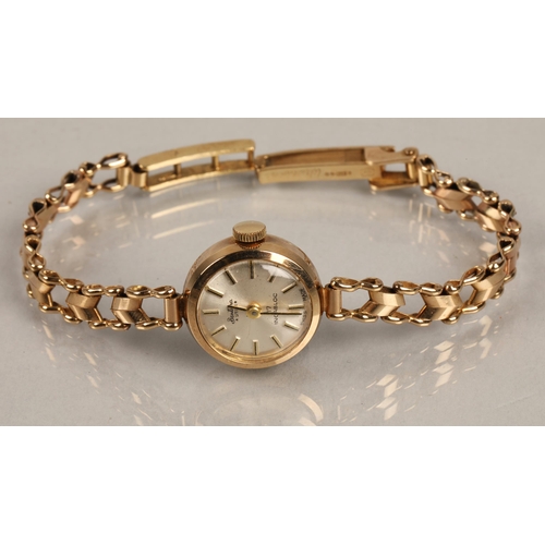 118 - 9ct gold Bentima Star wristwatch