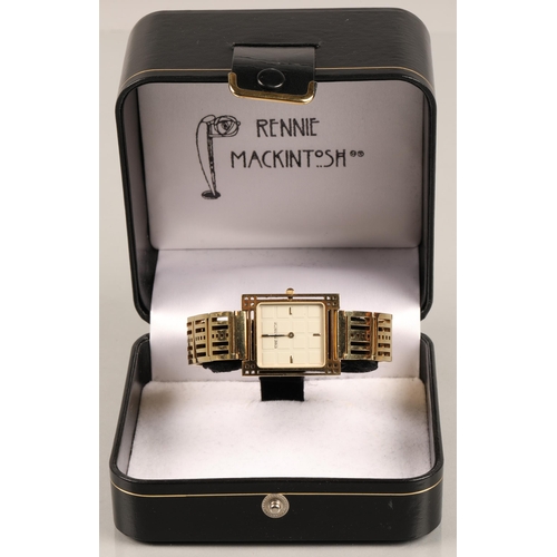 130 - Rennie Mackintosh wristwatch, with box