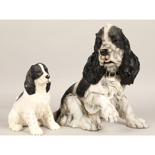 267 - Country Artists 'Claude' spaniel model 33cm h, and a smaller similar