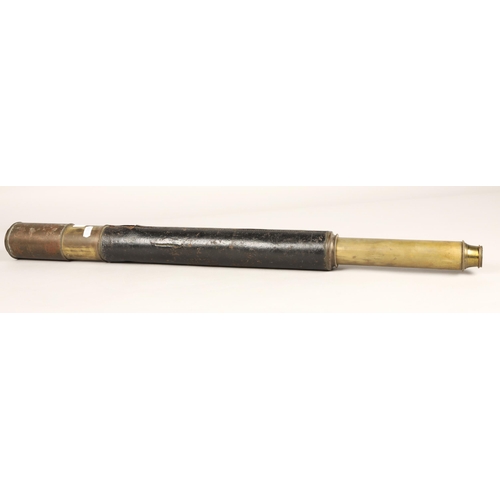 268 - Antique two-draw telescope