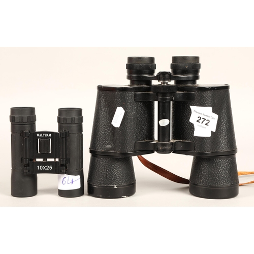 272 - L & G Telstar field binoculars and another small pair Waltham make