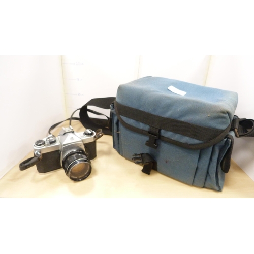 11 - Asahi Pentax SP 500 camera in carrying case.