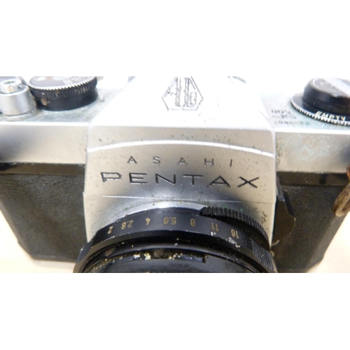 11 - Asahi Pentax SP 500 camera in carrying case.