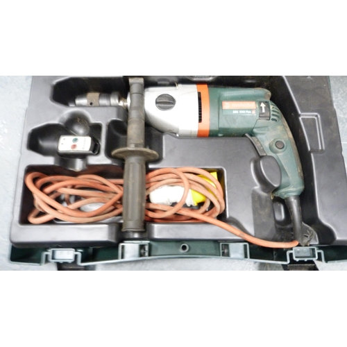 155A - Powercraft turbo arc welder, transformer and 110v drill.