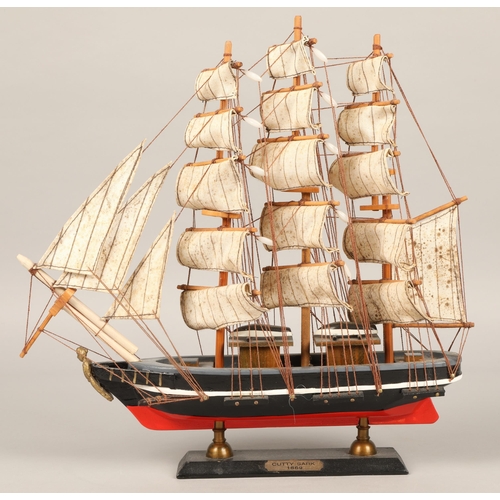 265 - Four model sea vessels