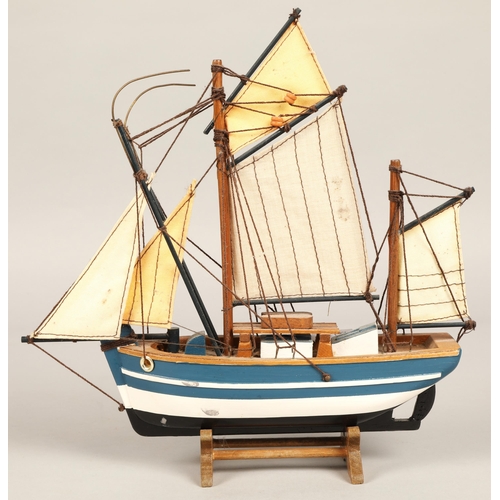 265 - Four model sea vessels