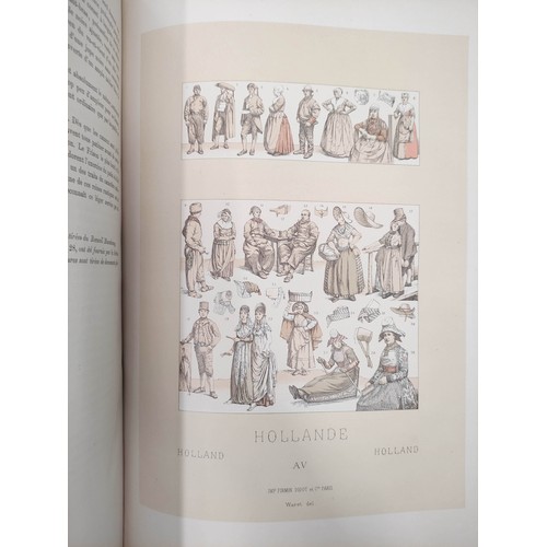 221 - RACINET M. A.  Le Costume Historique ... Cinq Cents Planches. 6 vols. Litho & chromolitho plates... 