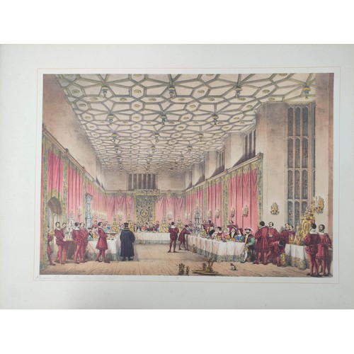 231 - NASH JOSEPH.  The Mansions of England in the Olden Time. 94 fine hand col. lithograph plates in 92 c... 