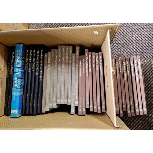 315 - Collection of books to include various art related, Scottish History, etc. (two boxes)