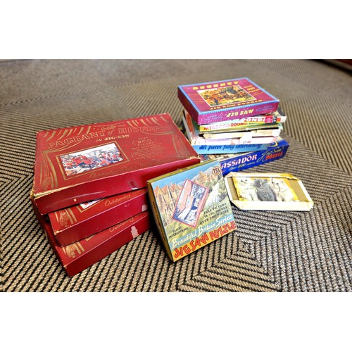 339 - Collection of jigsaw puzzles to include Pageant of History by Good-win (unchecked).