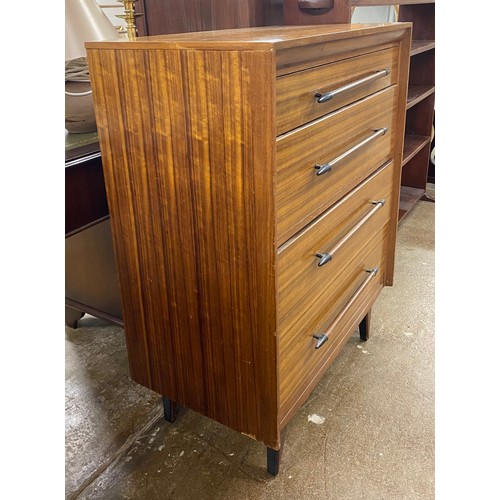 597 - Lebus Link mid century chest of four drawers., 98cm h x 76cm w