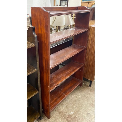 598 - Open bookcase, 124cm h x 79cm w