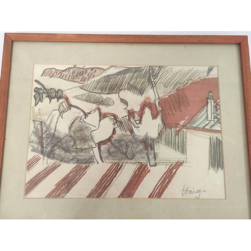 251 - Earl (George Douglas) Haig OBE (1919 - 2009)Abstractsigned in pencil25cm x 35.5cm.... 