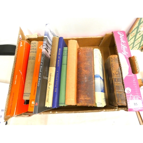 85 - Box of  books to include Highlands, flowers, birds etc.