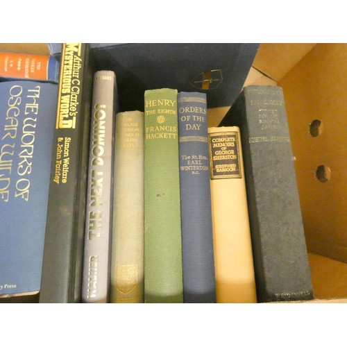 121 - Large box of history related books.