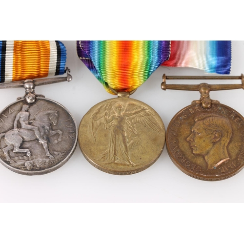 1231 - Medals of 171537 Private William Wemyss of the Machine Gun Corps comprising WWI war medal and victor... 