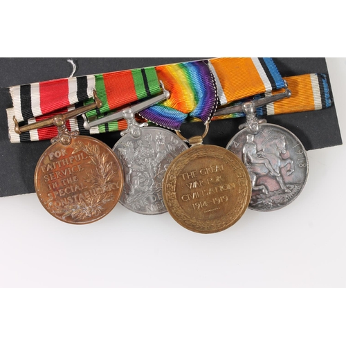 1234 - Medals of 202125 Private James Mein of the Kings Own Scottish Borderers KOSB comprising WWI war meda... 